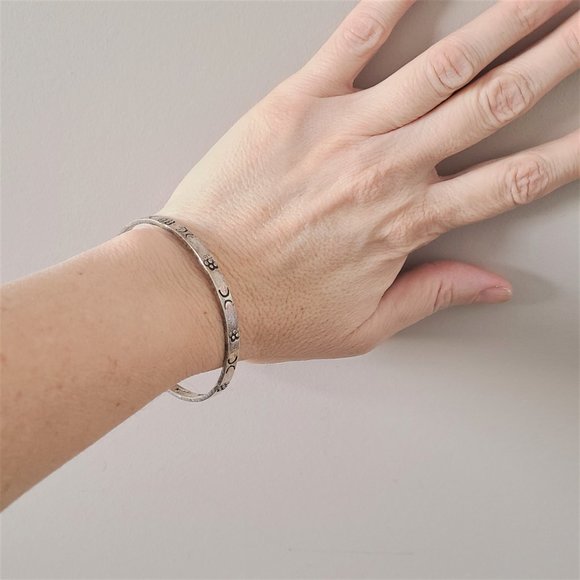 Sterling silver 925 bangle. - Picture 3 of 6